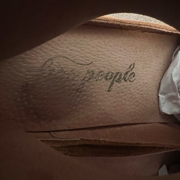 Free People New Horizons Wood Leather Suede Cutout Heeled Clog 9.5 - Picture 10 of 10